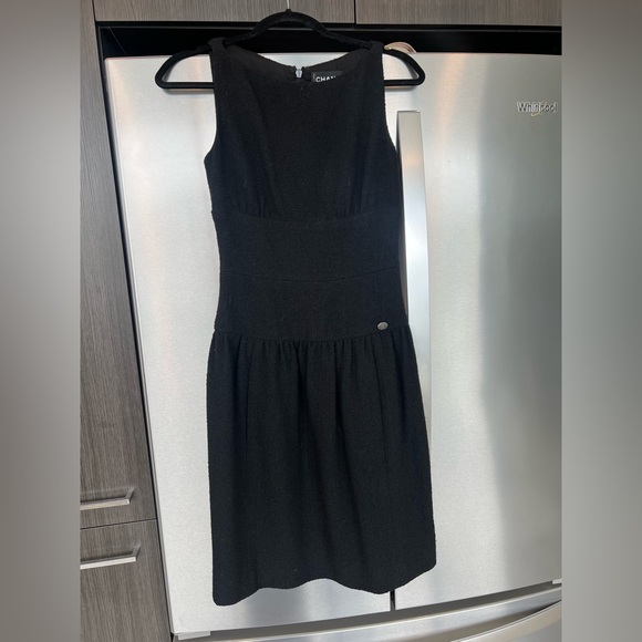 Chanel Dresses | Chanel Black Mini Dress | Color: Black | Size: 2 | Carriebcutler's Closet